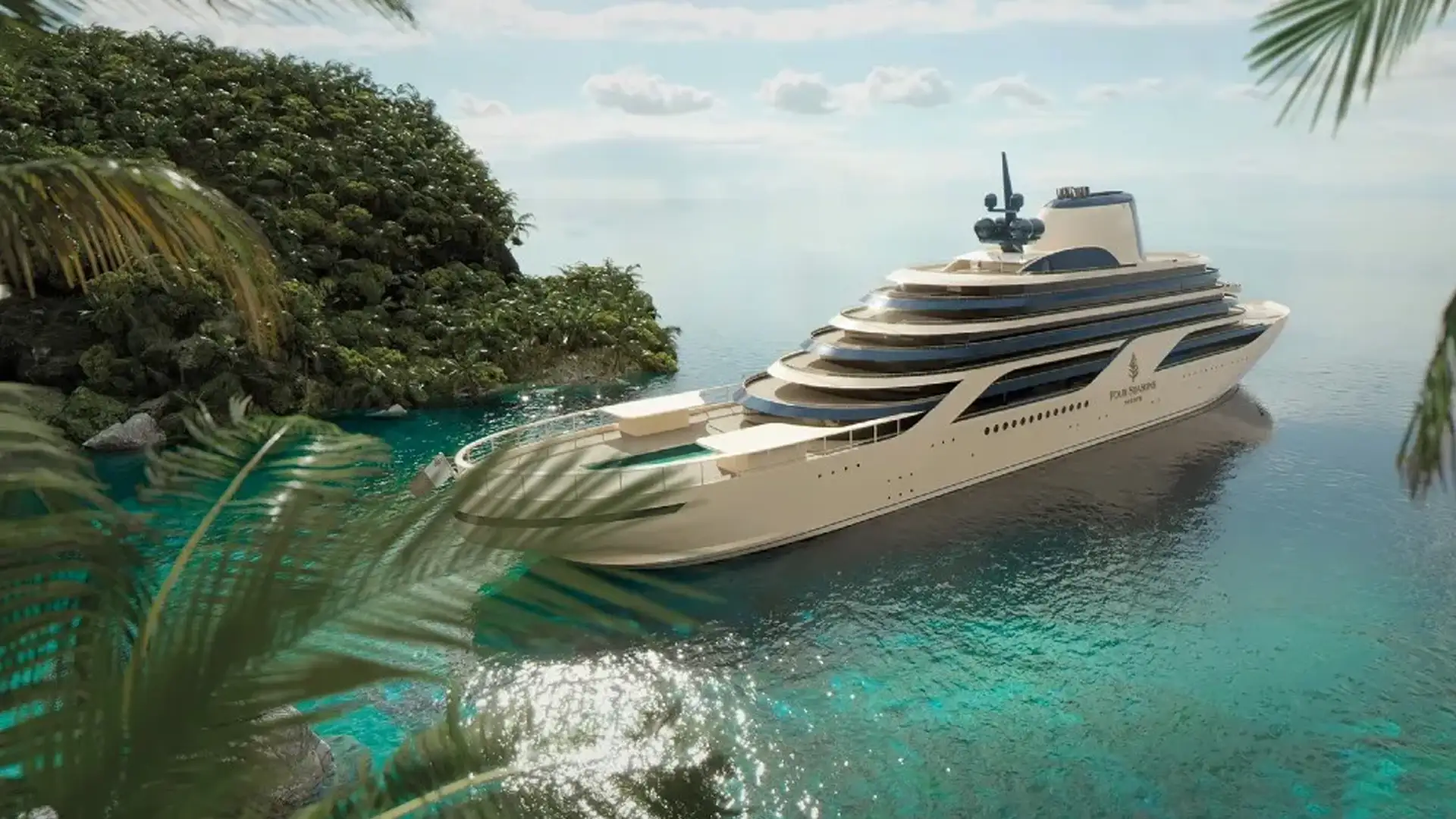 Four Seasons побудує круїзний лайнер довжиною 200 метрів, як курорт на воді