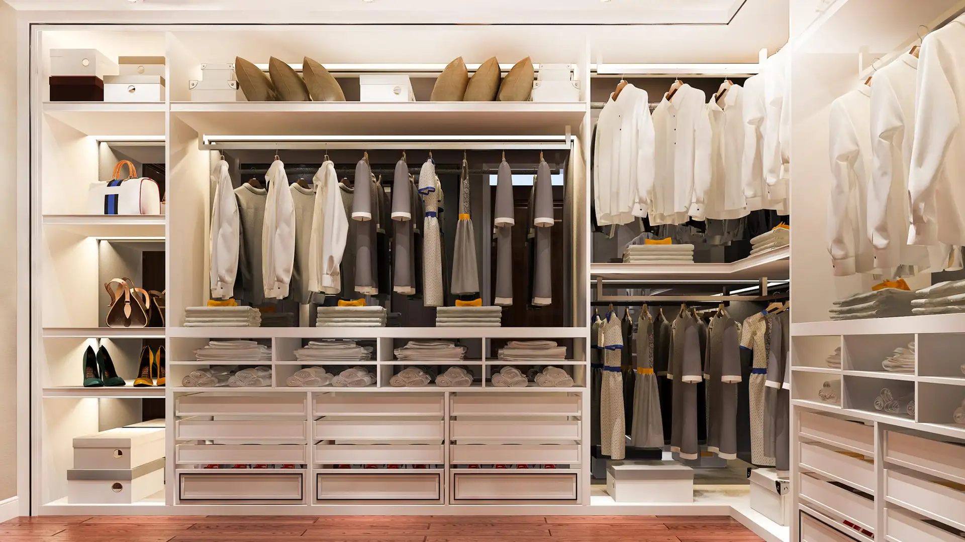 Комплектующие для гардероба: создание функционального и уютного пространства