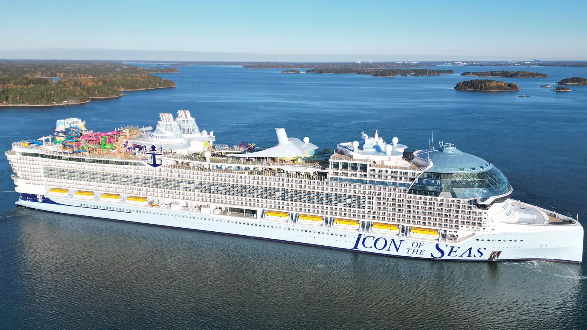 Найбільший круїзний лайнер в світі Icon of the Seas вже готовий до першого плавання