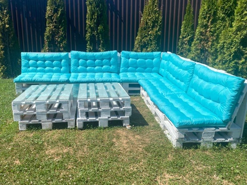 Садовые подушки от Art-Puf под заказ уют на участке за небольшие деньги