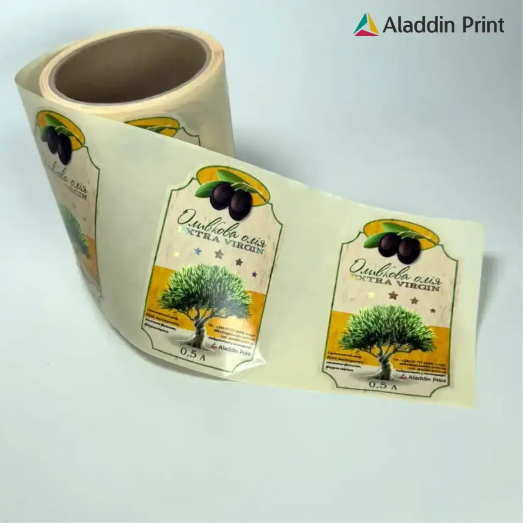 Друк самоклеючих етикеток у рулонах